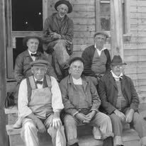 Historic mining town view at Coolidge Ghost Town